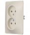 Розетка Systeme Electric Glossa встраиваемая бежевая (GSL000220)