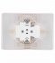 Розетка Systeme Electric Blanca встраиваемая белая со шторками (BLNRS441121)