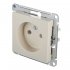 Розетка Systeme Electric AtlasDesign встраиваемая бежевая (ATN000241)