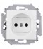 Розетка Simon 15 встраиваемая белая (1591431-030)