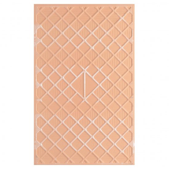 Плитка декор Unitile Фиеста белая 1 400x250x8 мм