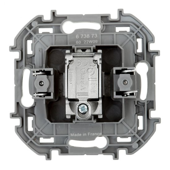 Розетка телевизионная Legrand Inspiria встраиваемая антрацит (673873)