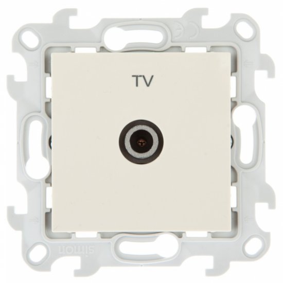 Проходная розетка TV Simon 2410475-031