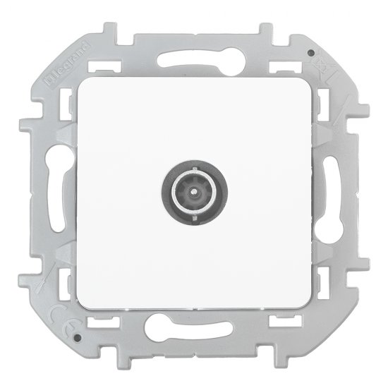 Розетка телевизионная Legrand Inspiria встраиваемая белая (673860)