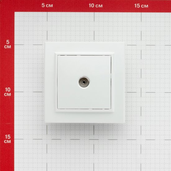 Розетка телевизионная EKF Минск встраиваемая белая (ERA00-027-10)