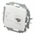 Розетка телефонная Simon 15 встраиваемая белая RJ11 (1591480-030)