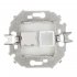 Розетка телефонная Simon 15 встраиваемая белая RJ11 (1591480-030)