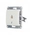 Розетка телефонная Systeme Electric Glossa встраиваемая белая RJ11 (GSL000181T)