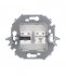 Розетка компьютерная/ телефонная Simon 15 встраиваемая белая RJ11/ RJ45 (1591590-030)