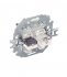 Розетка компьютерная/ телефонная Simon 15 встраиваемая белая RJ11/ RJ45 (1591590-030)