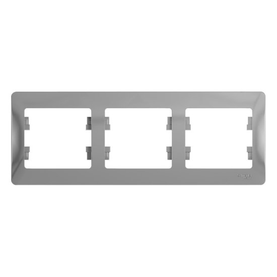 Горизонтальная трехпостовая рамка Systeme Electric GLOSSA