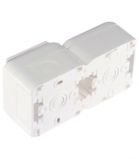 Блок выключатель и розетка Legrand Quteo одноклавишный накладной белый (782318)