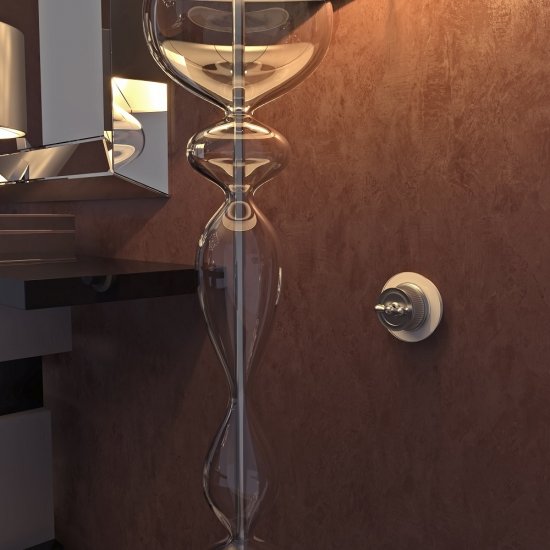 Выключатель Werkel Ретро двухклавишный накладной матовый хром на 4 положения (a044913)