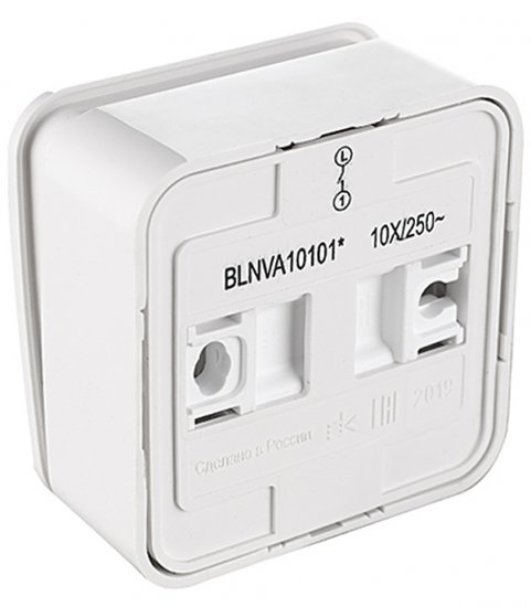 Выключатель Systeme Electric Blanca одноклавишный накладной белый (BLNVA101011)