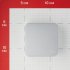 Переключатель Systeme Electric Blanca одноклавишный накладной алюминий (BLNVA106013)