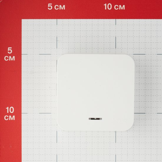 Переключатель Systeme Electric Blanca одноклавишный накладной молочный с подсветкой (BLNVA106112)