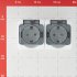 Розетка Systeme Electric Этюд накладная белая со шторками с крышкой (PA16-244B)