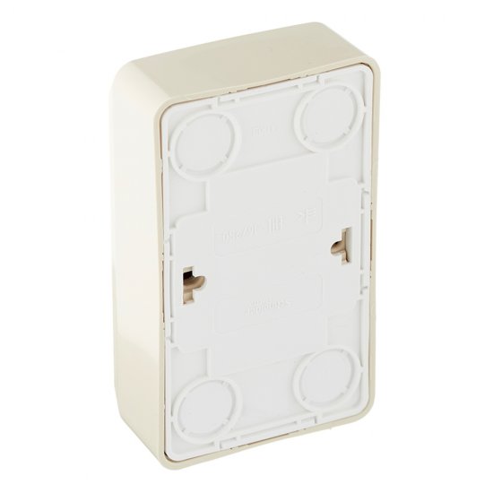 Розетка Systeme Electric Этюд накладная кремовая (PA16-005K)