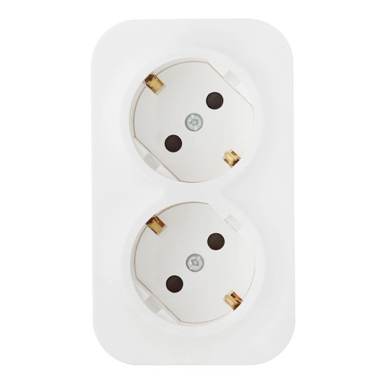 Розетка Legrand Quteo накладная белая (782237)