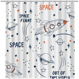 Шторка для ванной FIXSEN SPACE