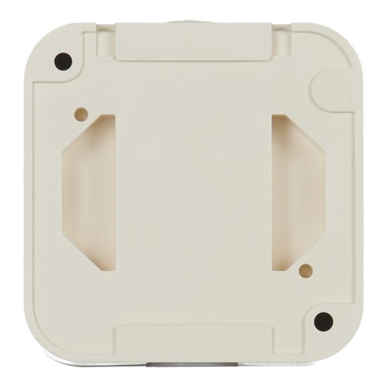 Розетка Svet накладная бежевая с крышкой (0215-00301)