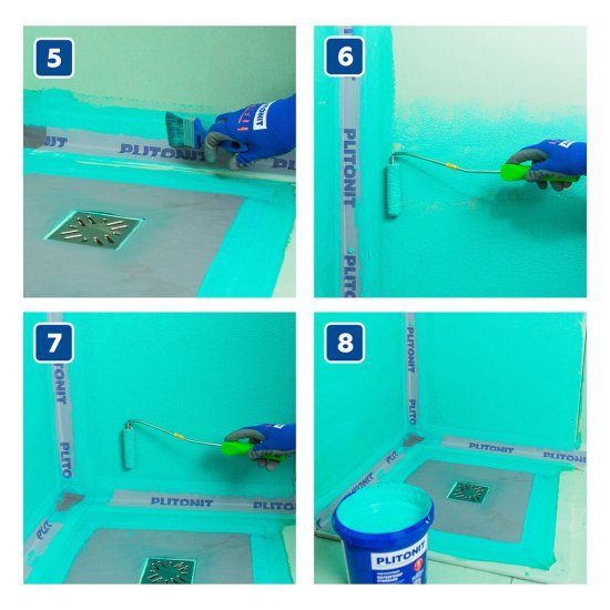 Лента гидроизоляционная Plitonit ГидроЛента 12 см 50 м