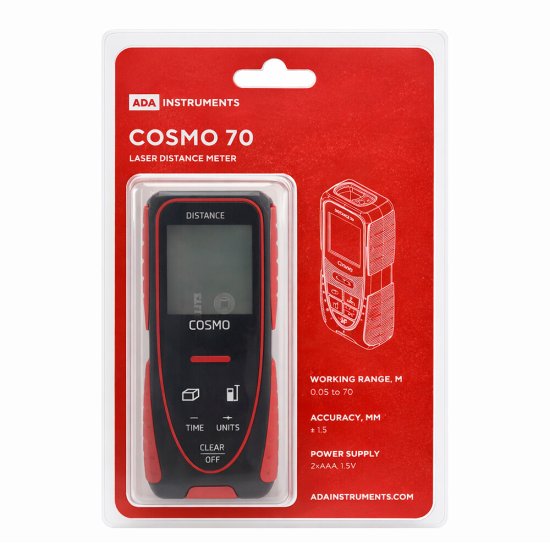 Дальномер лазерный Ada Cosmo 70 70 м (А00429)