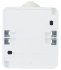Розетка Systeme Electric Этюд накладная белая со шторками с крышкой (PA16-044B)
