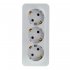 Розетка Systeme Electric Blanca накладная алюминий (BLNRA010313)