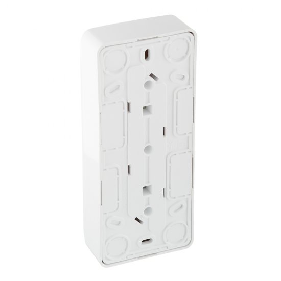 Розетка Systeme Electric Этюд накладная белая (PA16-009B)