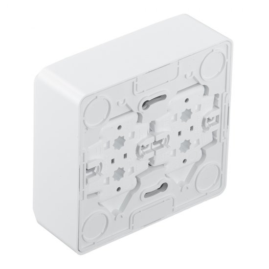 Розетка Systeme Electric Этюд накладная белая со шторками (PA16-208B)