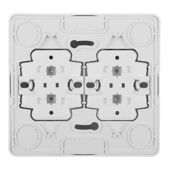 Розетка Systeme Electric Этюд накладная белая со шторками (PA16-208B)