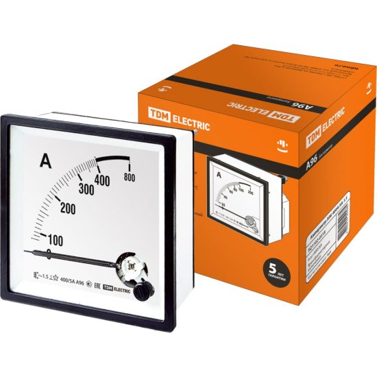 Амперметр TDM ELECTRIC А96 400А/5А-1.5