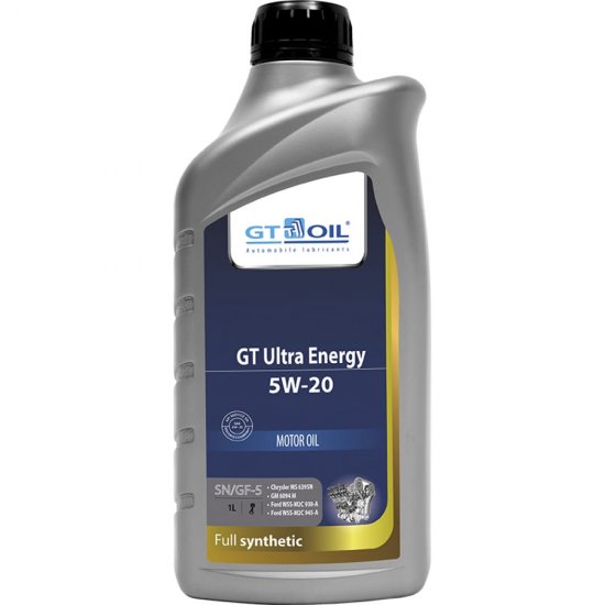 Масло GT OIL Ultra Energy SAE 5W-20 API SN/GF-5