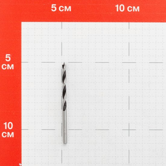 Сверло по дереву спиральное КМ 3х60 мм (966064)