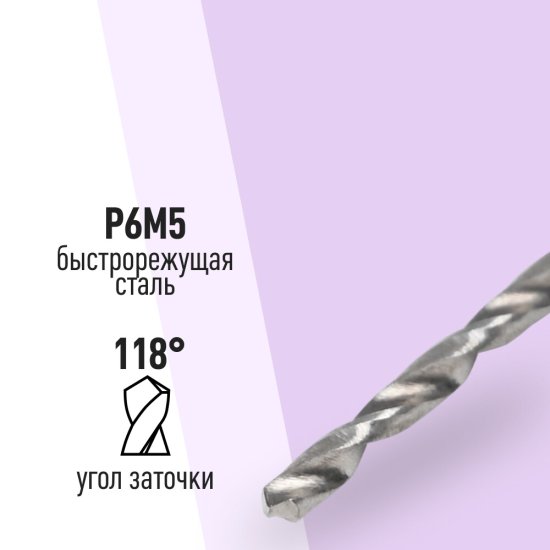 Сверло по металлу спиральное КМ 2х85 мм (2 шт.) (966045)