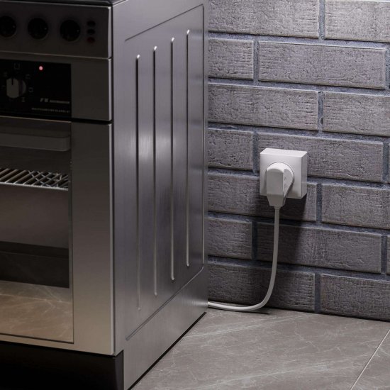 Комплект для подключения электроплит Werkel встраиваемый белый с вилкой (a053500)