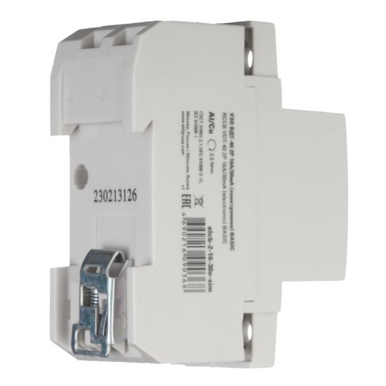 УЗО EKF Basic ВДТ-40 16А 1P+N тип AC 30 мА 4,5 кА (elcb-2-16-30e-sim)