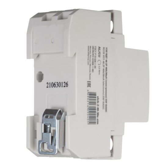 УЗО EKF Basic ВДТ-40 40А 1P+N тип AC 30 мА 4,5 кА (elcb-2-40-30e-sim)