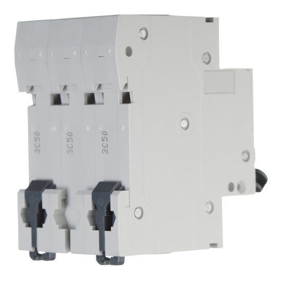 Автоматический выключатель модульный Systeme Electric City9 Set 3P 50А тип C 4,5 кА 400 В (C9F34350)