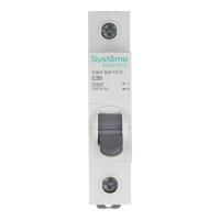 Автоматический выключатель модульный Systeme Electric City9 Set 1P 50А тип C 4,5 кА 230 В (C9F34150)