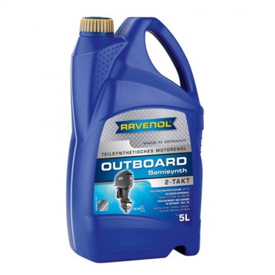 Моторное масло для лодочных моторов RAVENOL Outboardoel 2T teilsynth