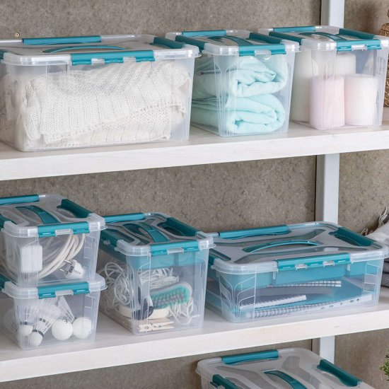 Контейнер для хранения Econova Grand Box (433224102) 290х190х124 мм 4,2 л с замком и органайзером