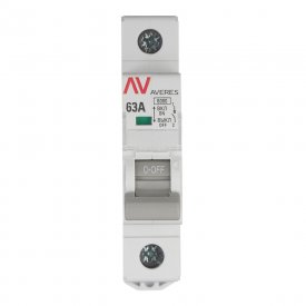 Выключатель нагрузки EKF Averes AVN 1P 63А 230 В на DIN-рейку (avn-1-63-av)