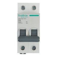 Автоматический выключатель модульный Systeme Electric City9 Set 2P 40А тип C 4,5 кА 230 В (C9F34240)