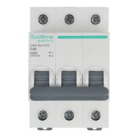 Автоматический выключатель модульный Systeme Electric City9 Set 3P 40А тип C 4,5 кА 400 В (C9F34340)