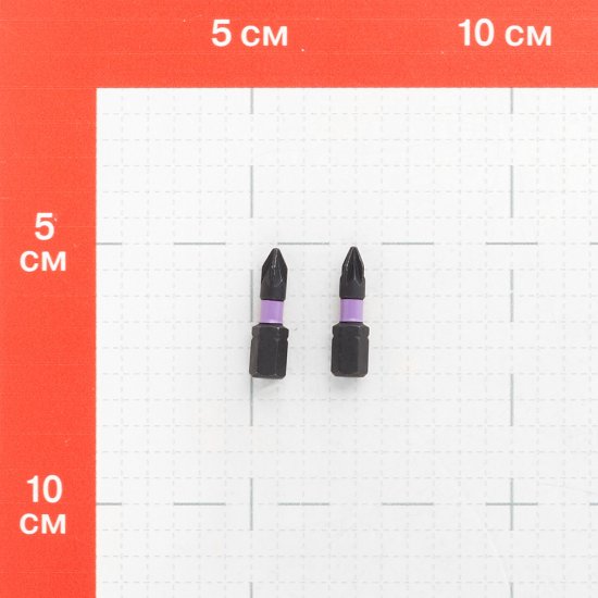 Бита КМ (882112) PZ1 магнитная 25 мм ударная (2 шт.)