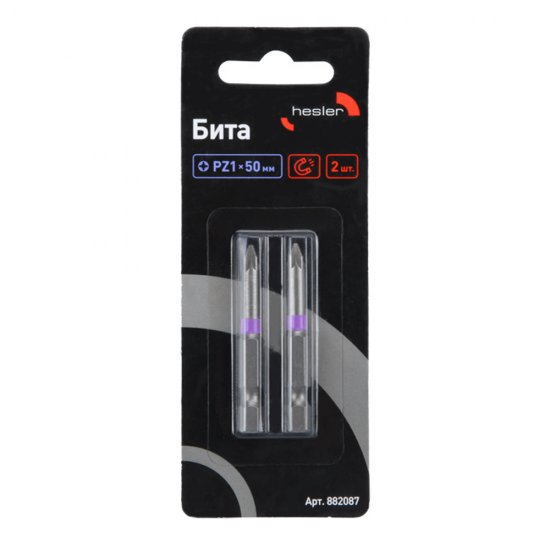 Бита Hesler (882087) PZ1 магнитная 50 мм (2 шт.)
