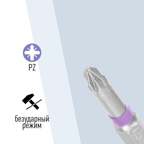 Бита КМ PZ1 магнитная 50 мм (2 шт.) (882114)