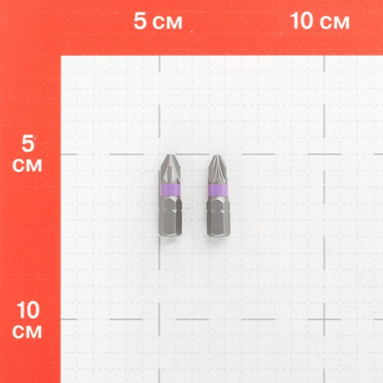 Бита КМ (882116) PZ2 магнитная 25 мм (2 шт.)